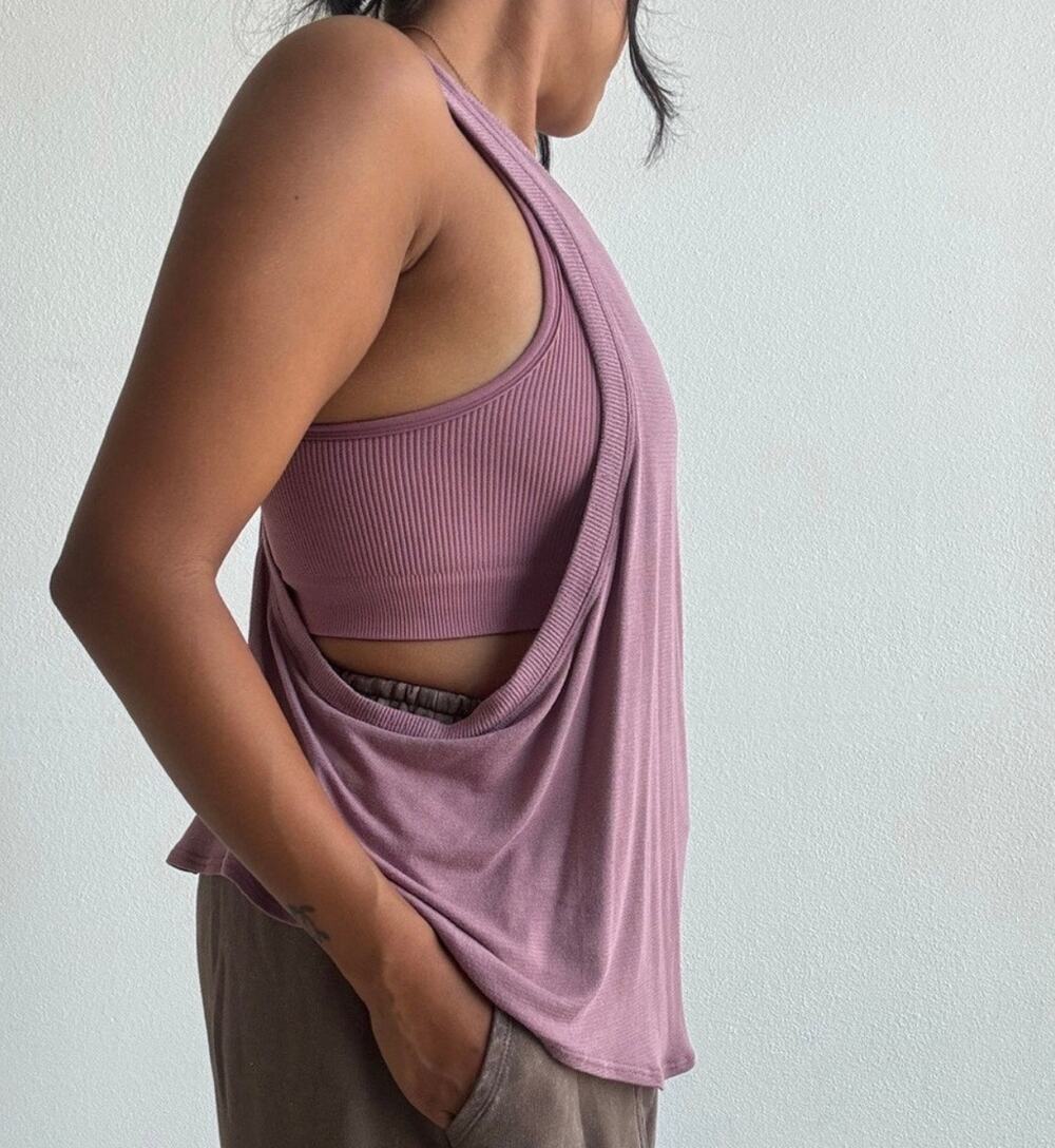 NWOT FP Movement by Free People Mauve Go To Sports Bra Size XS/S
